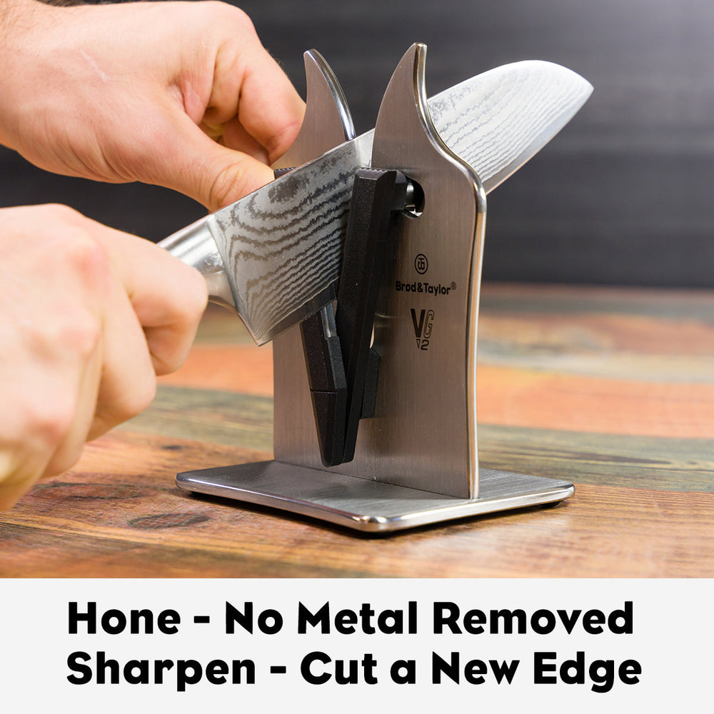 Aiguiseur de couteaux VG2 Professionnel, meuler - aucun métal n'est enlevé, aiguiser - couper un nouveau tranchant